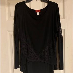 Black Lace Top